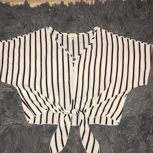 Black and White blouse